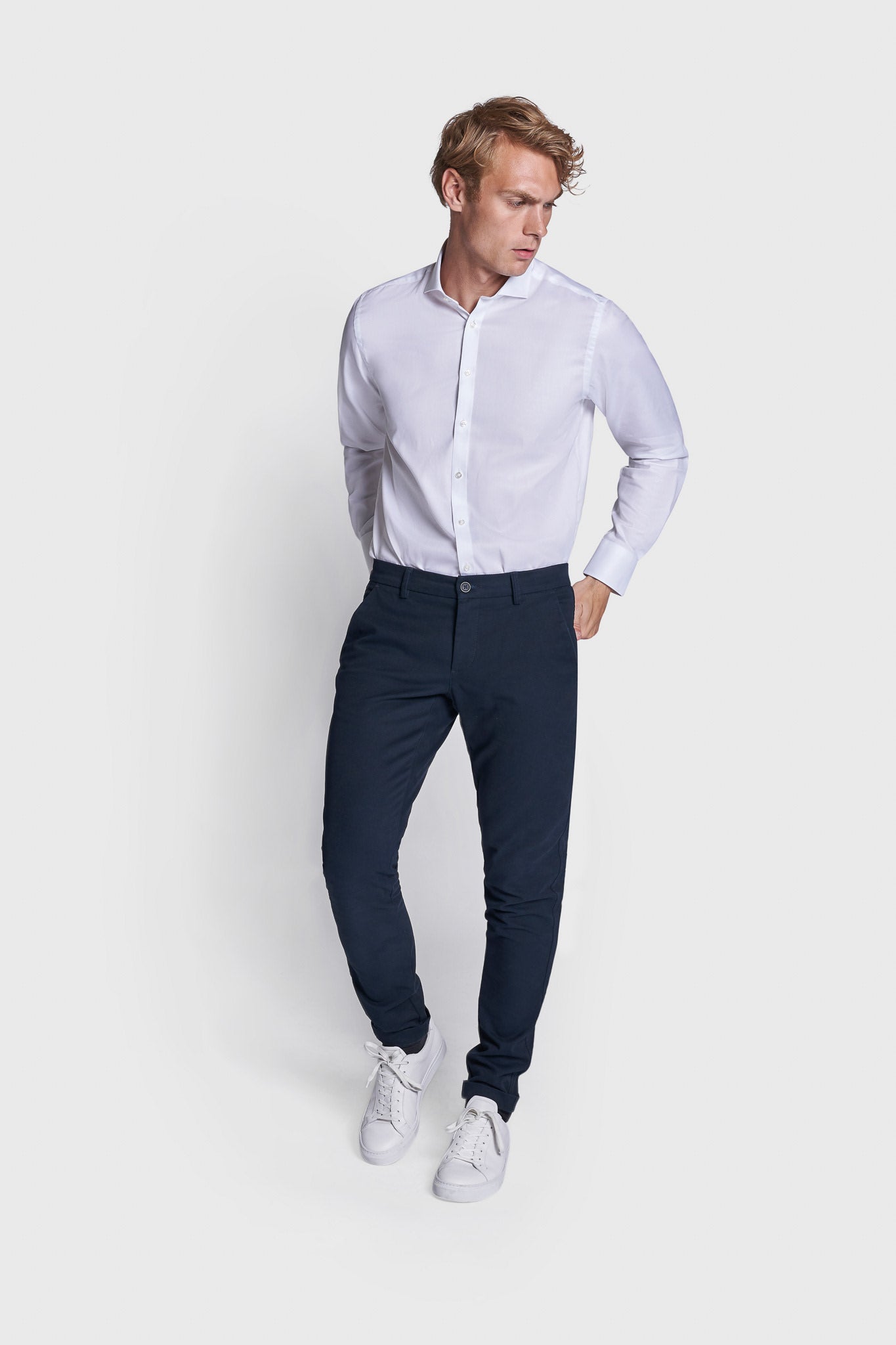 BS Bradley Modern Fit Shirt - White