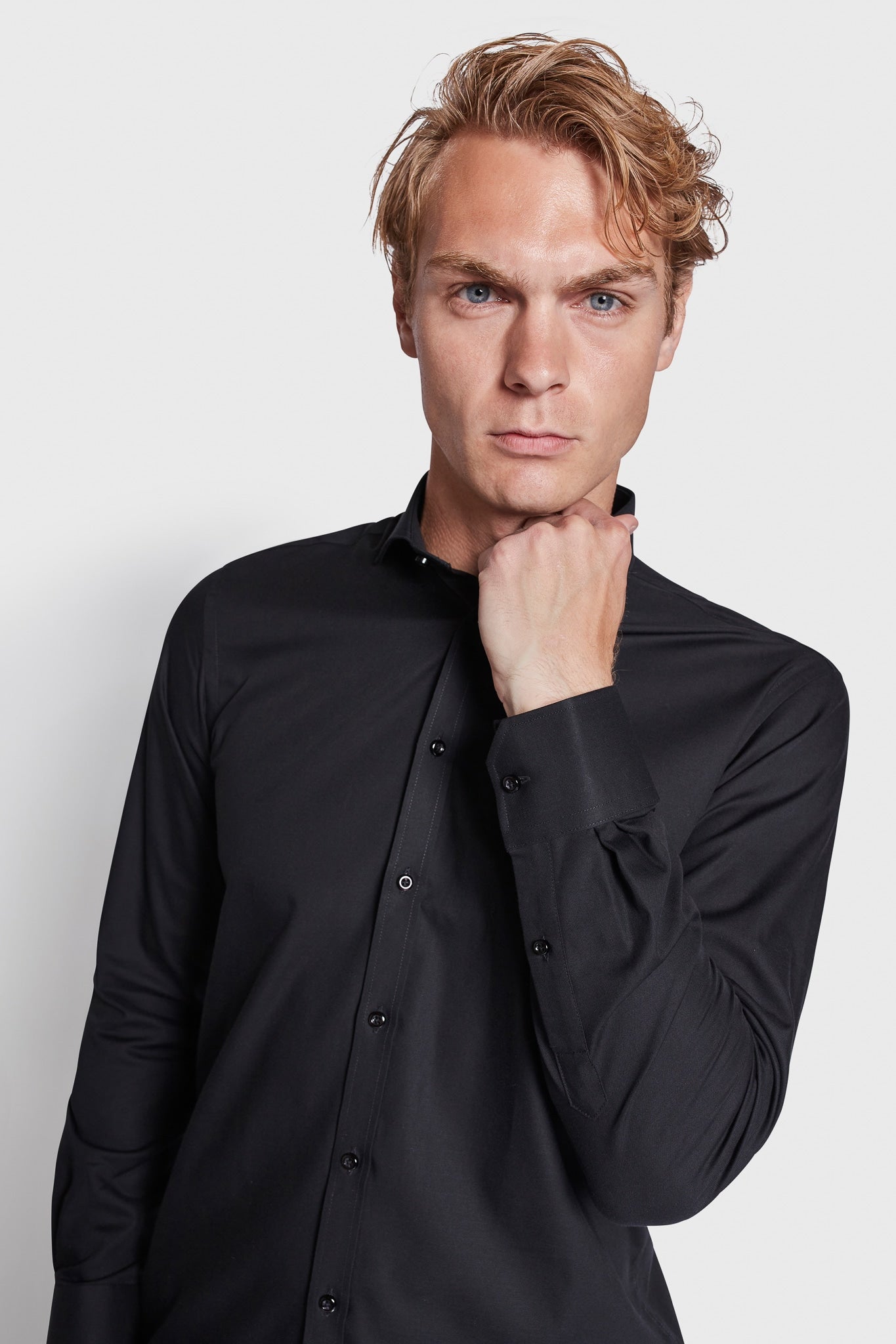 BS Aspen Slim Fit Shirt - Black
