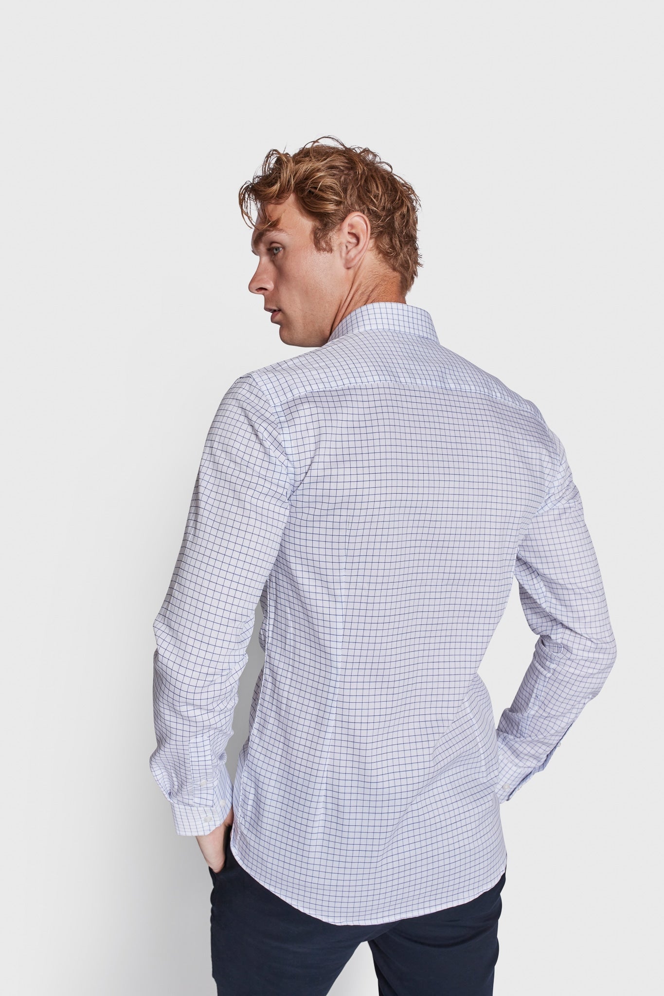 BS Maple Slim Fit Shirt - White