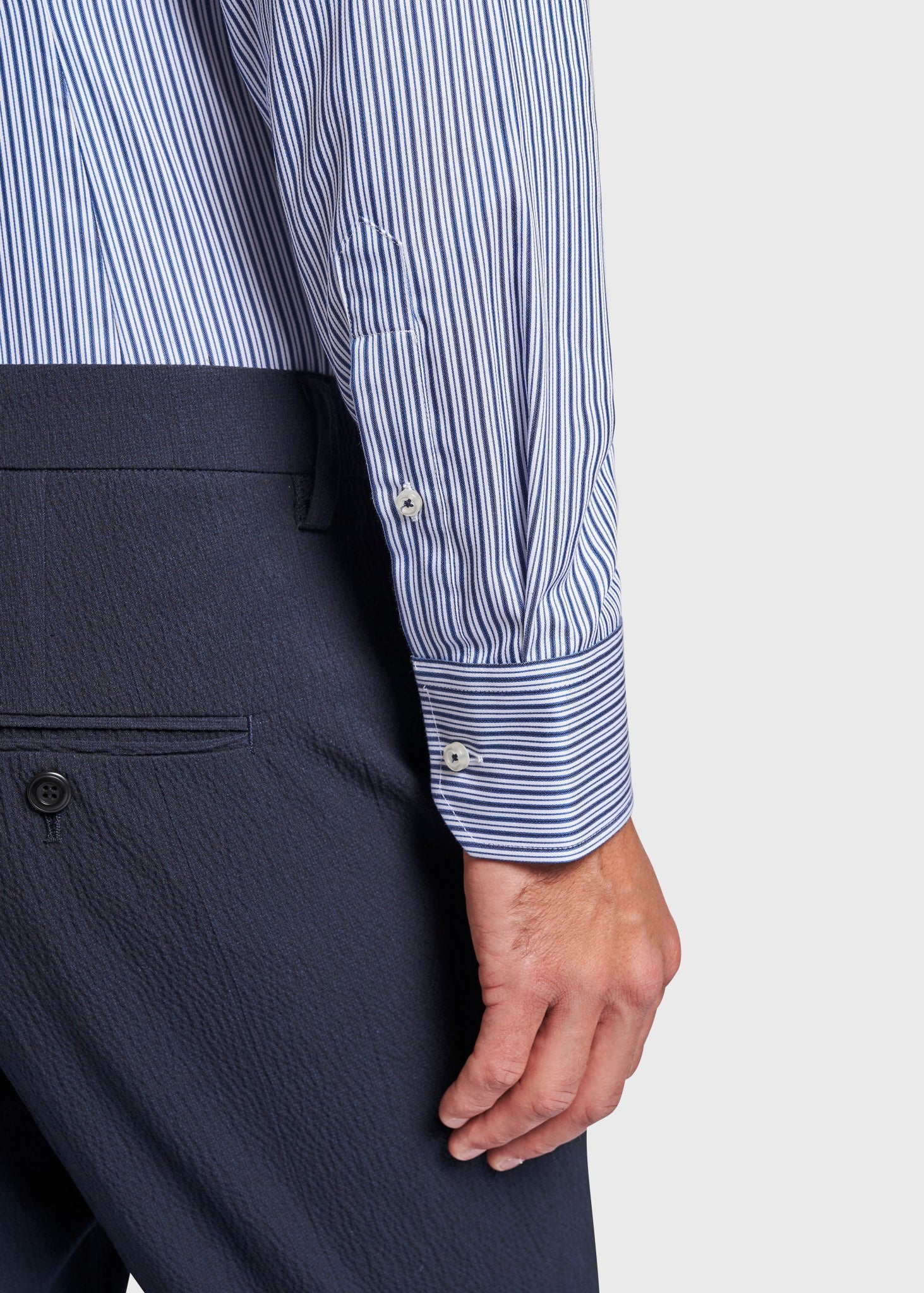 BS Andy Super Slim Fit Skjorte - Blue