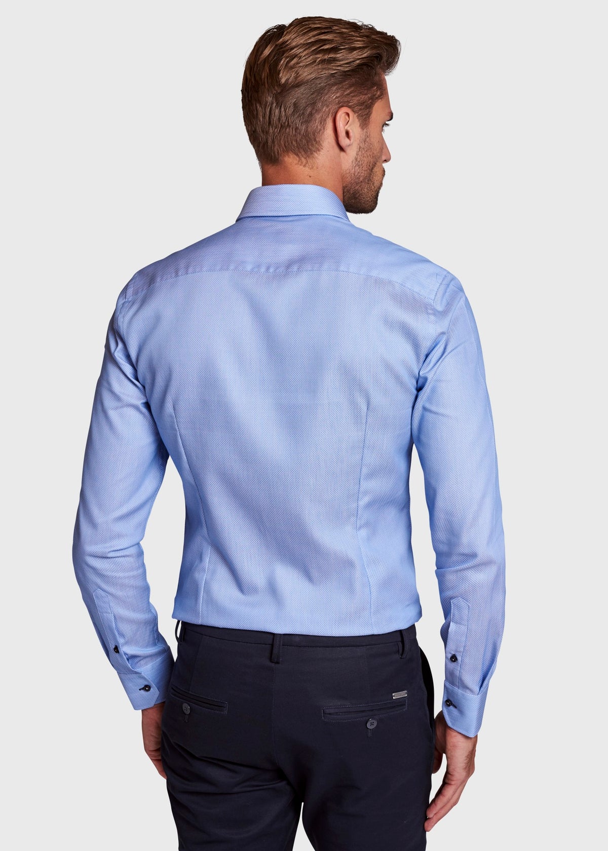 BS Jay Super Slim Fit Shirt - Light Blue