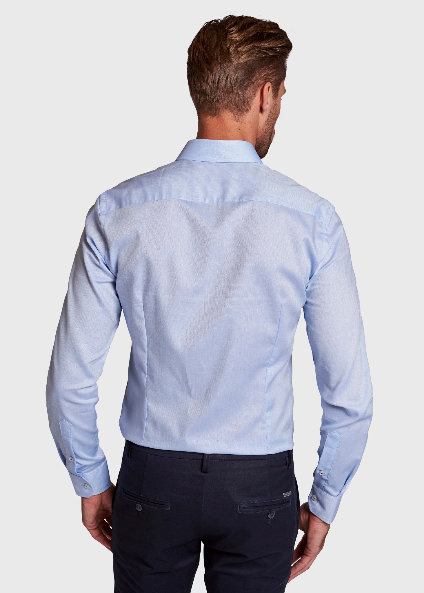 BS Mitchell Super Slim Fit Skjorte - Light Blue