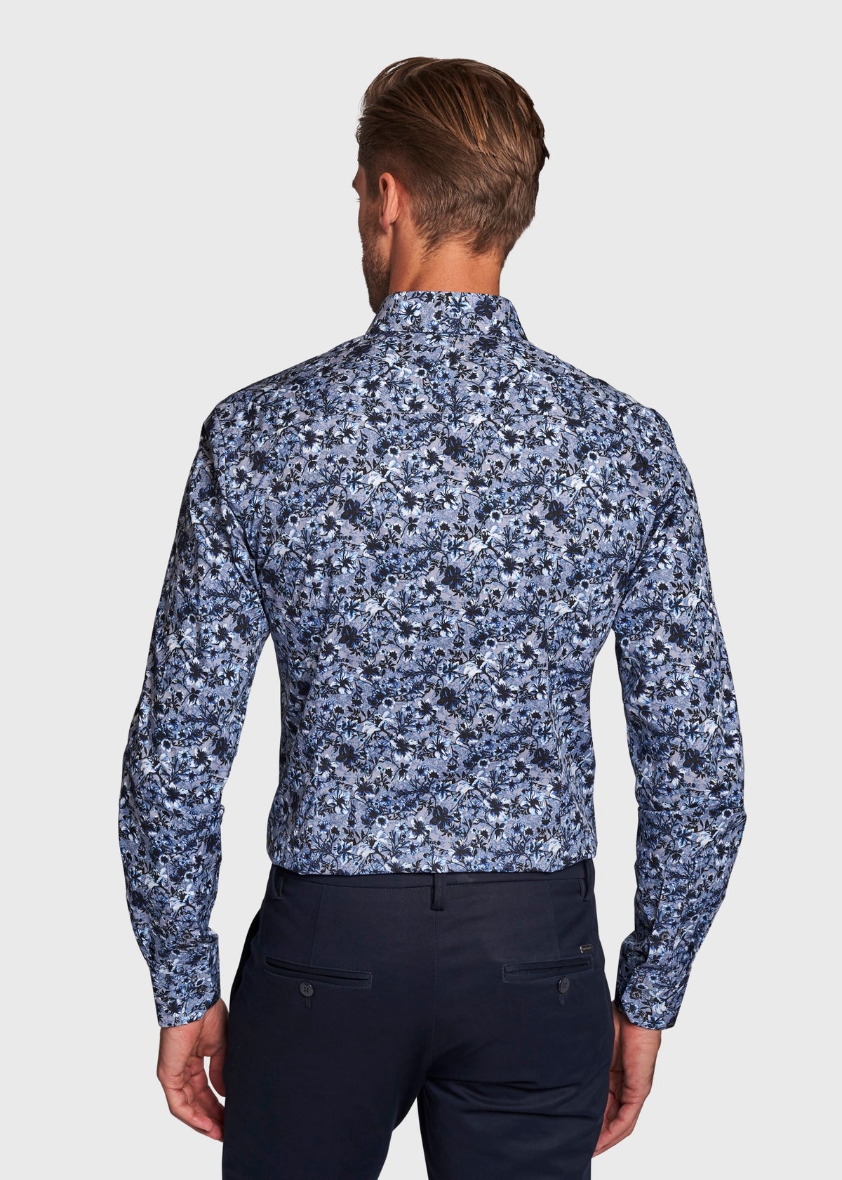 BS Alquist Slim Fit Shirt - Blue