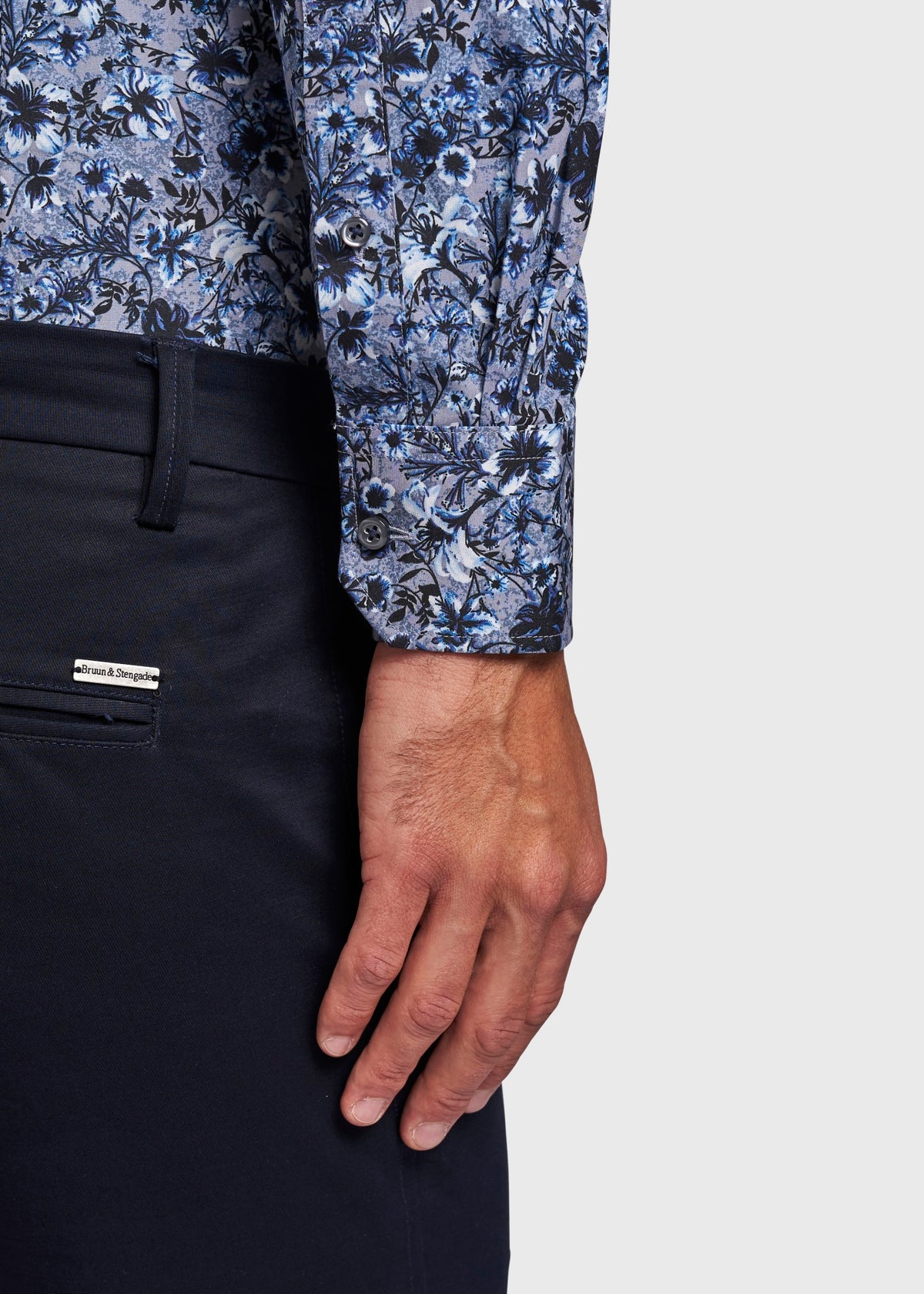 BS Alquist Slim Fit Shirt - Blue