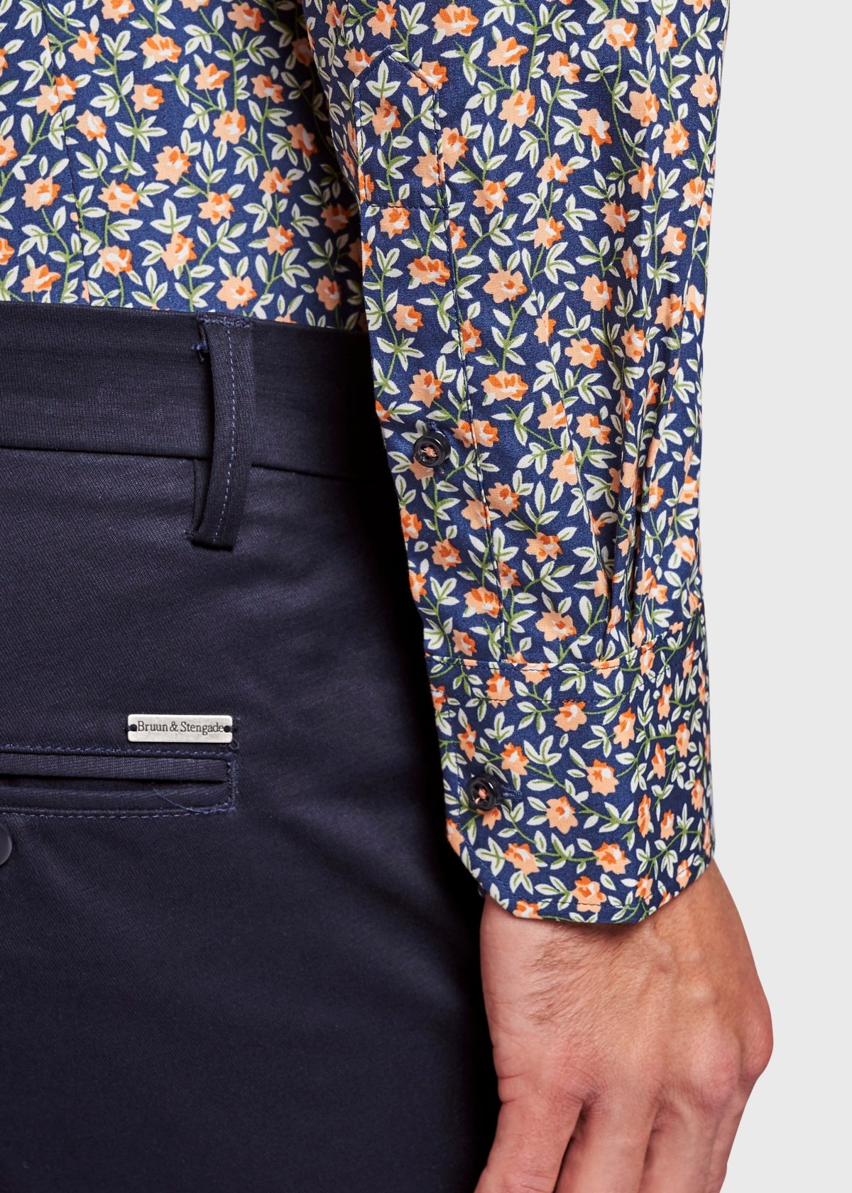 BS Jesse Slim Fit Shirt - Dark Blue