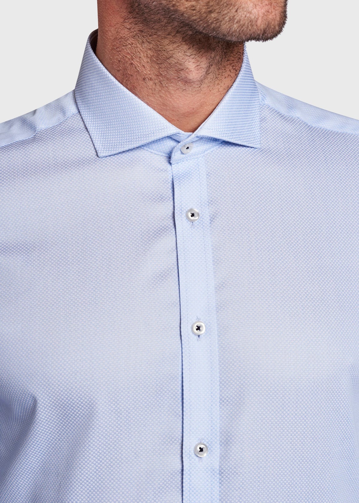 BS Lester Slim Fit Shirt - Light Blue