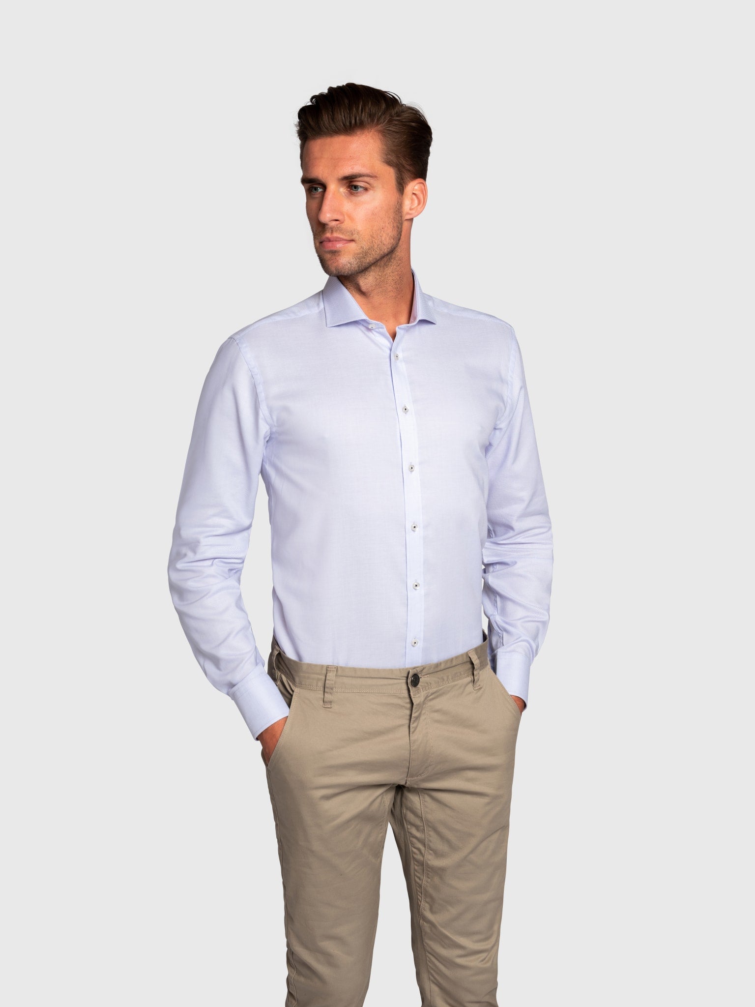 BS Todd Slim Fit Skjorte - Purple