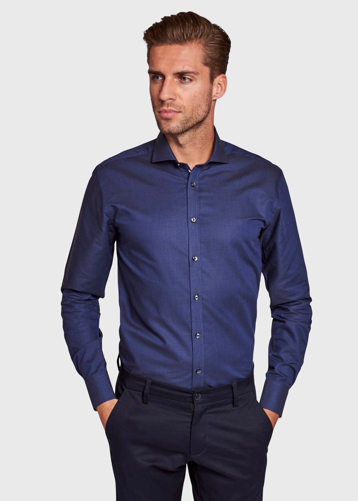 BS Alderweireld Modern Fit Shirt - Navy