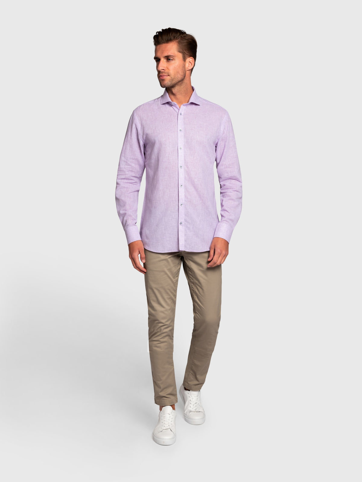 BS Alena Modern Fit Shirt - Purple