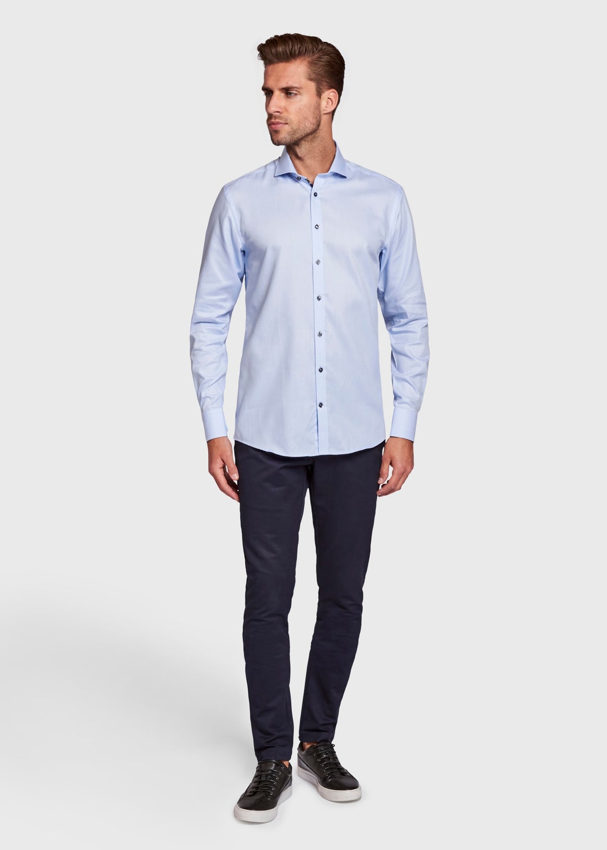 BS Holding Modern Fit Shirt - Light Blue