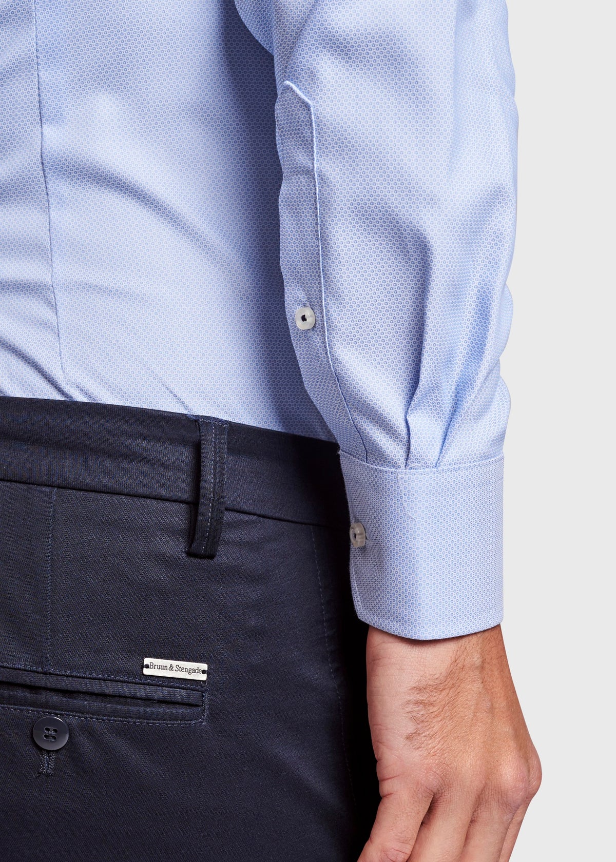 BS Lato Modern Fit Shirt - Light Blue