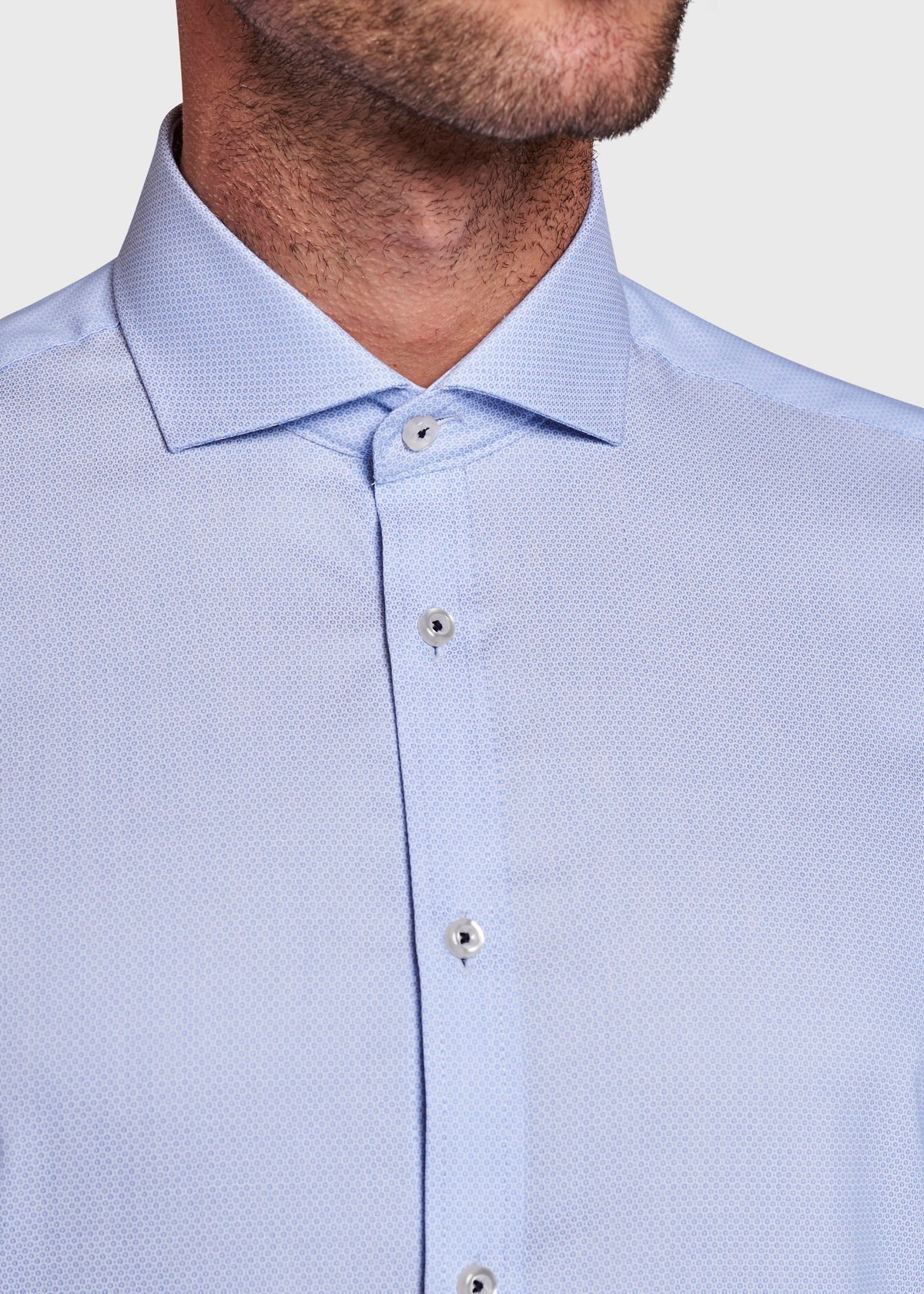 BS Lato Modern Fit Shirt - Light Blue