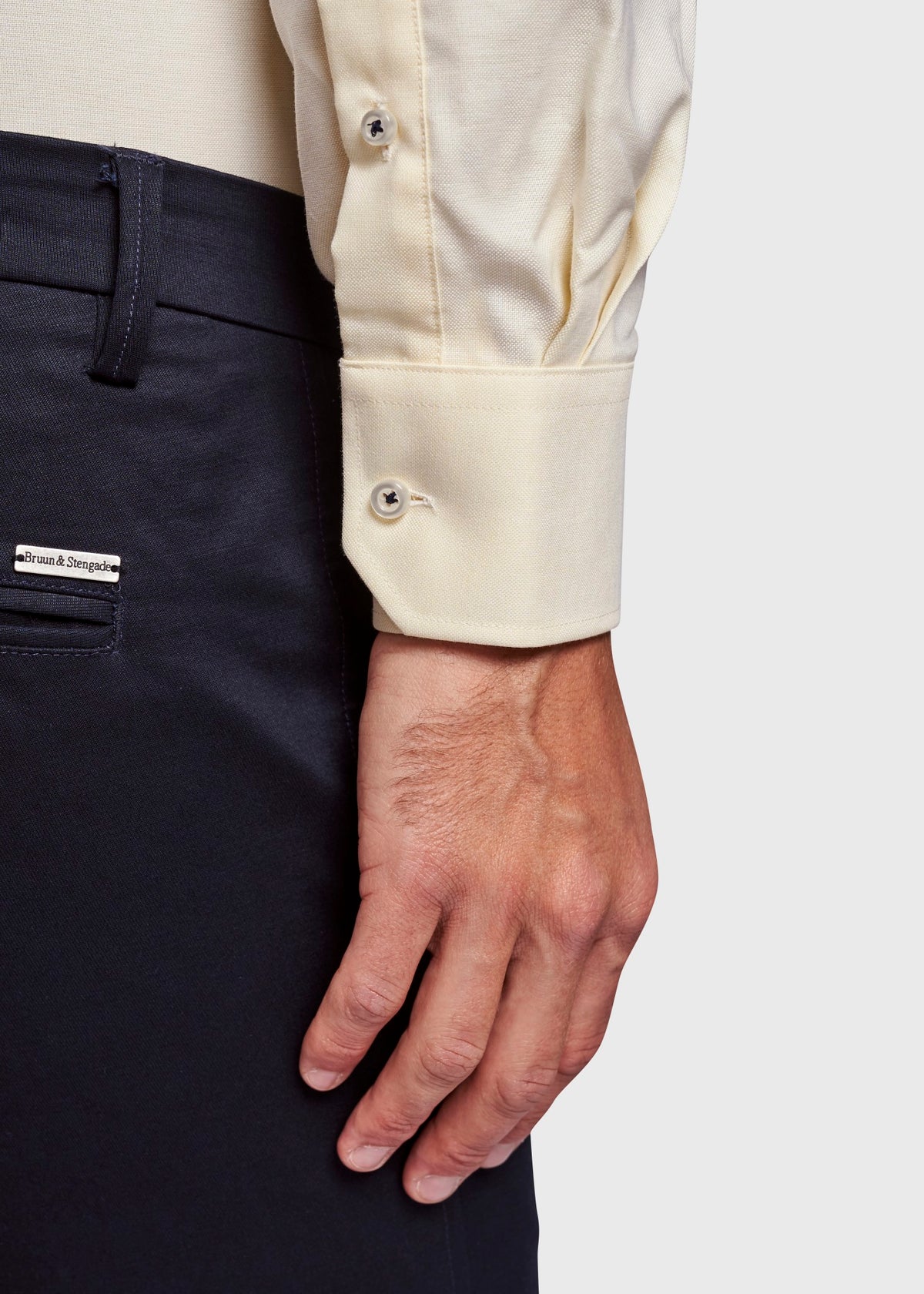 BS Muller Modern Fit Shirt - Yellow