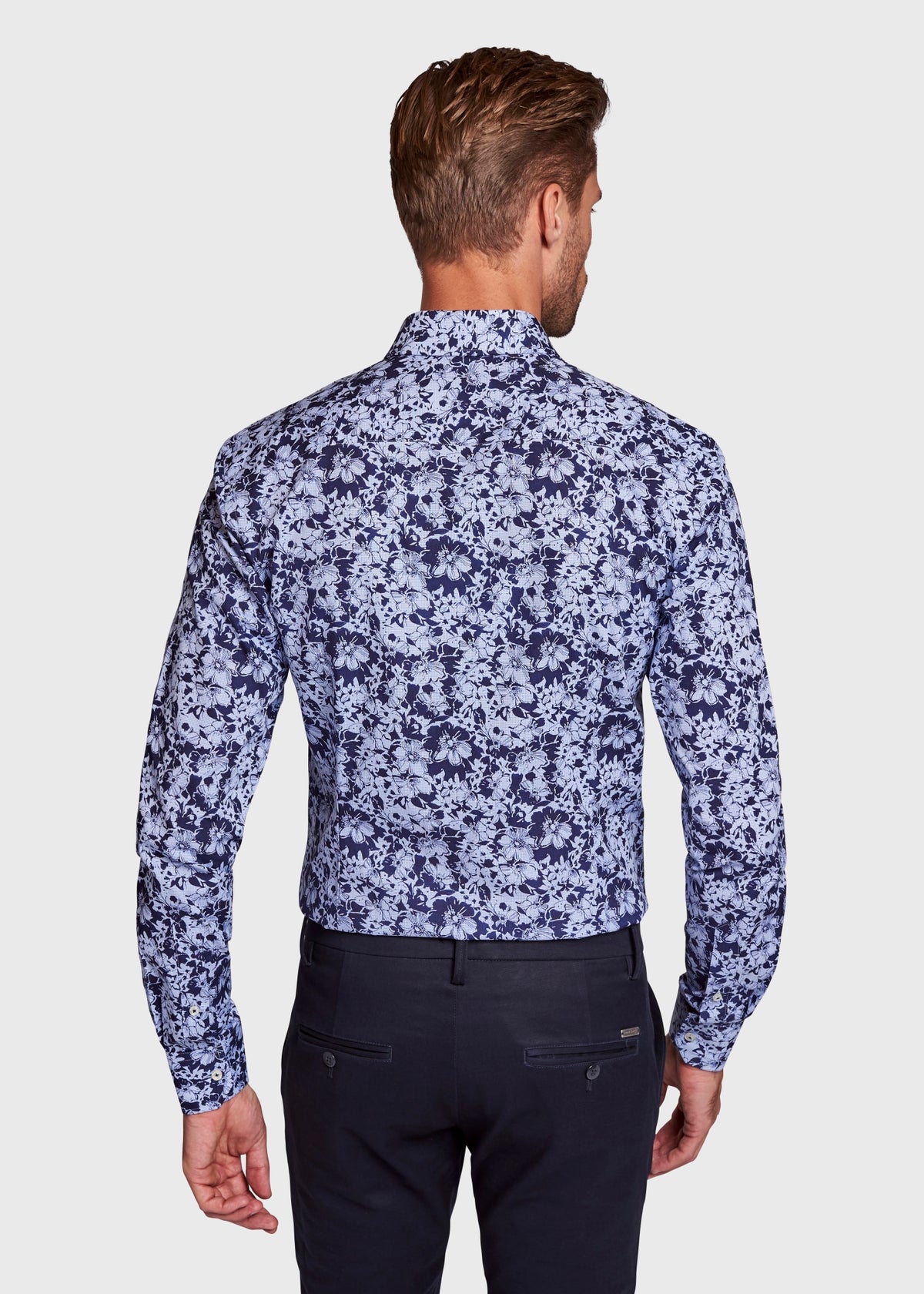 BS Winks Modern Fit Shirt - Light Blue