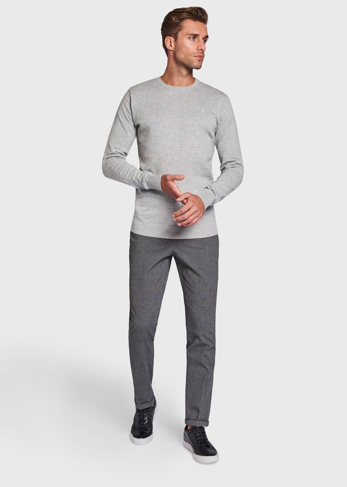 BS Marvel Slim Fit Pants - Grey