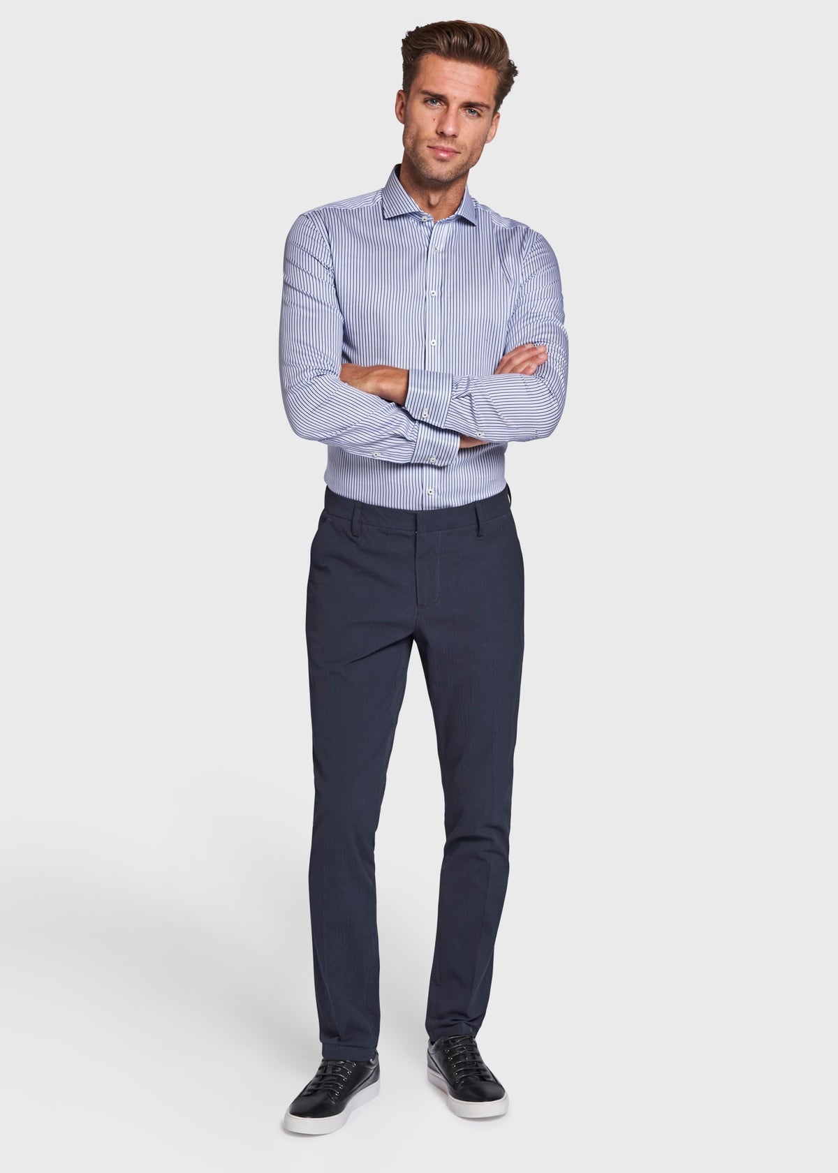 BS Marvel Slim Fit Pants - Navy