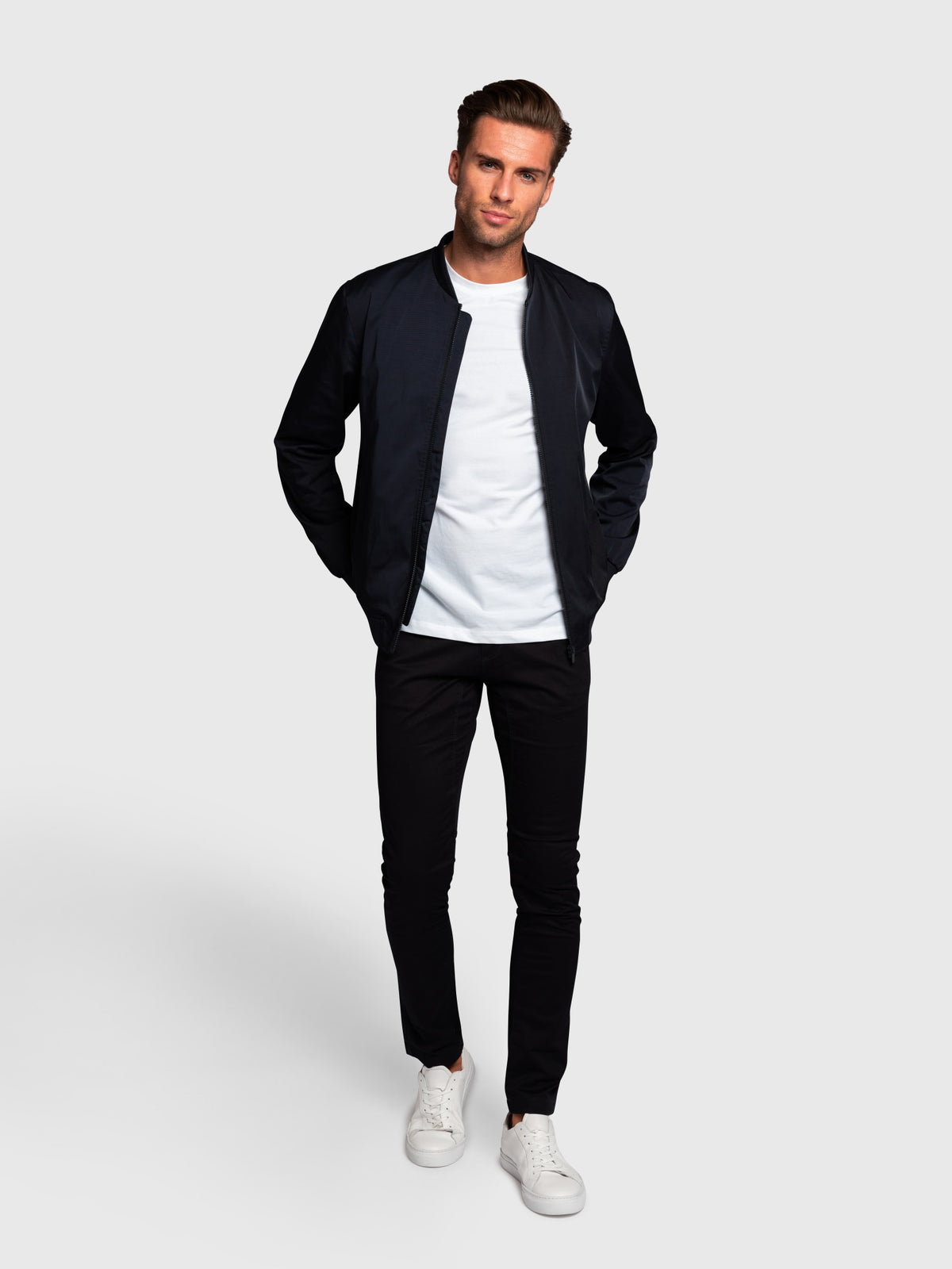 BS Delle Alpi Regular Fit Jacket - Navy