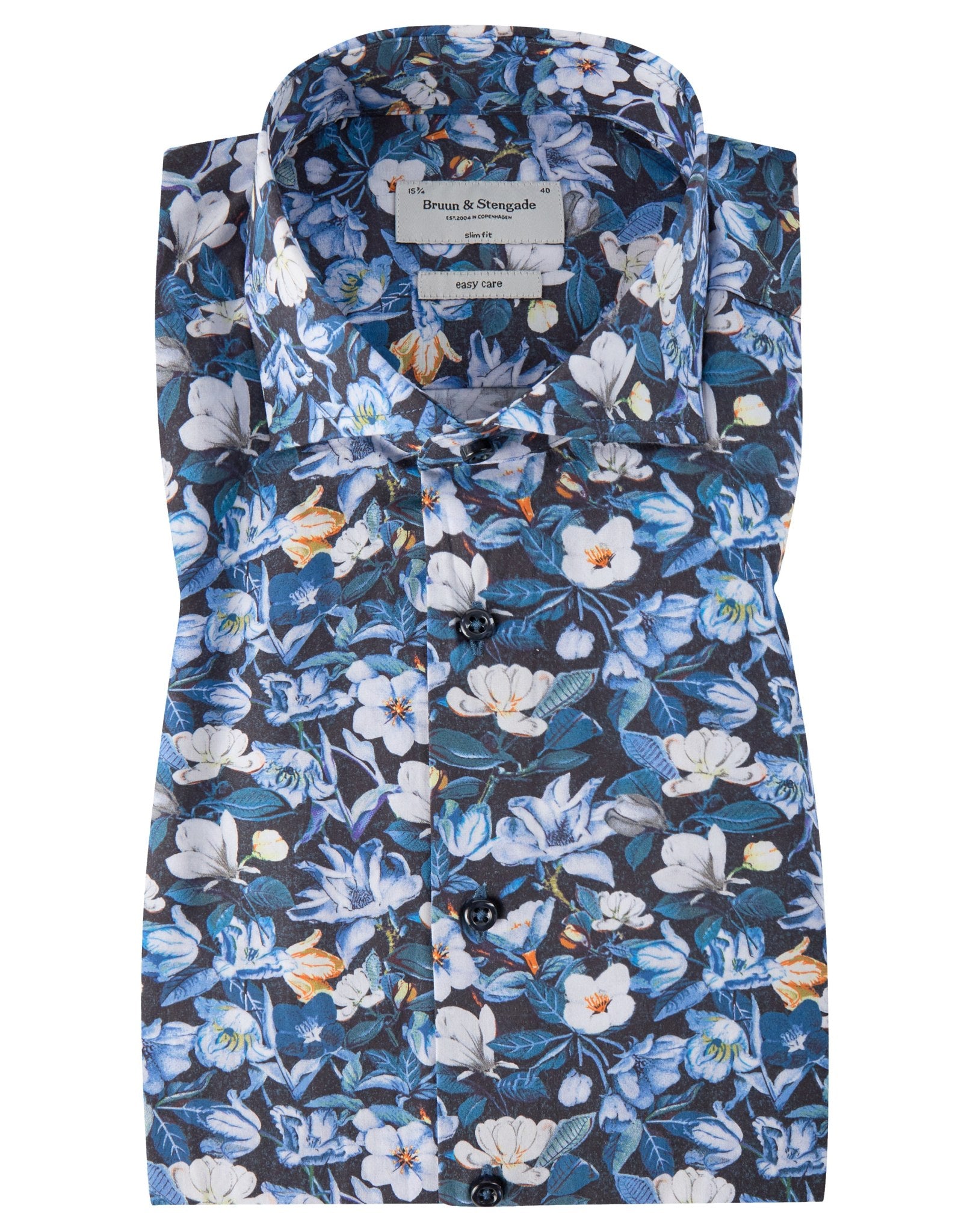 BS Vance Slim Fit Skjorte - Blue