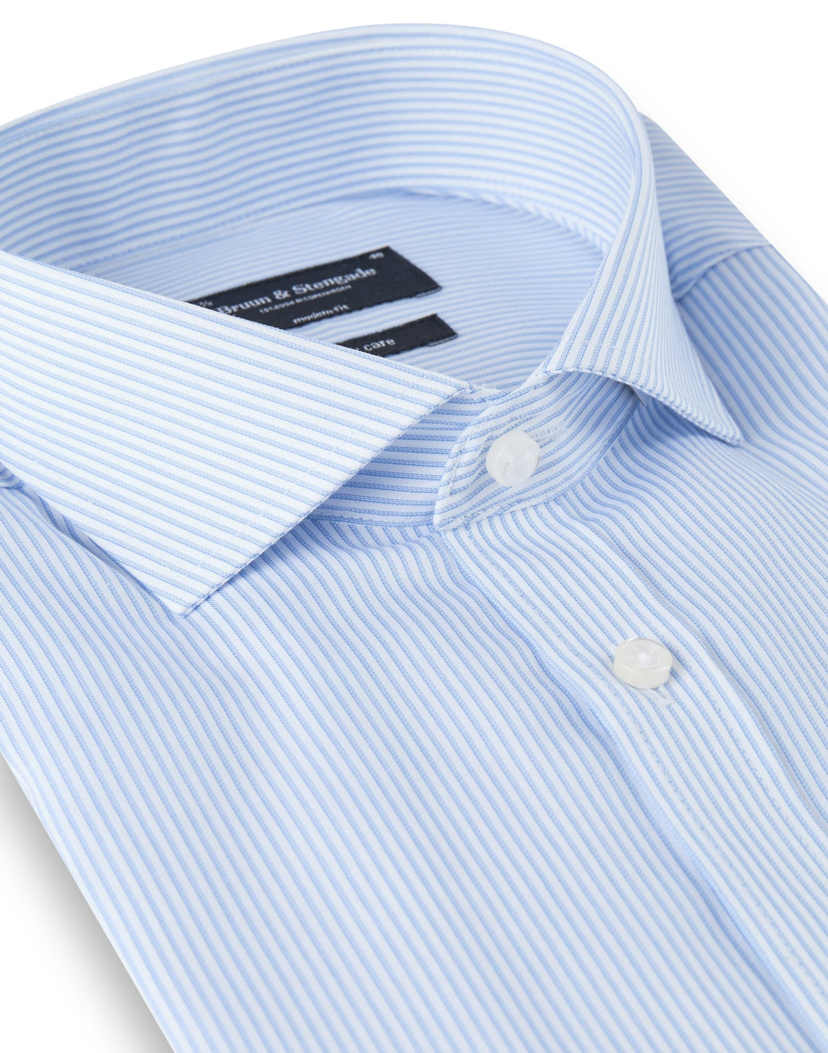BS Becker Modern Fit Shirt Light Blue - Light Blue