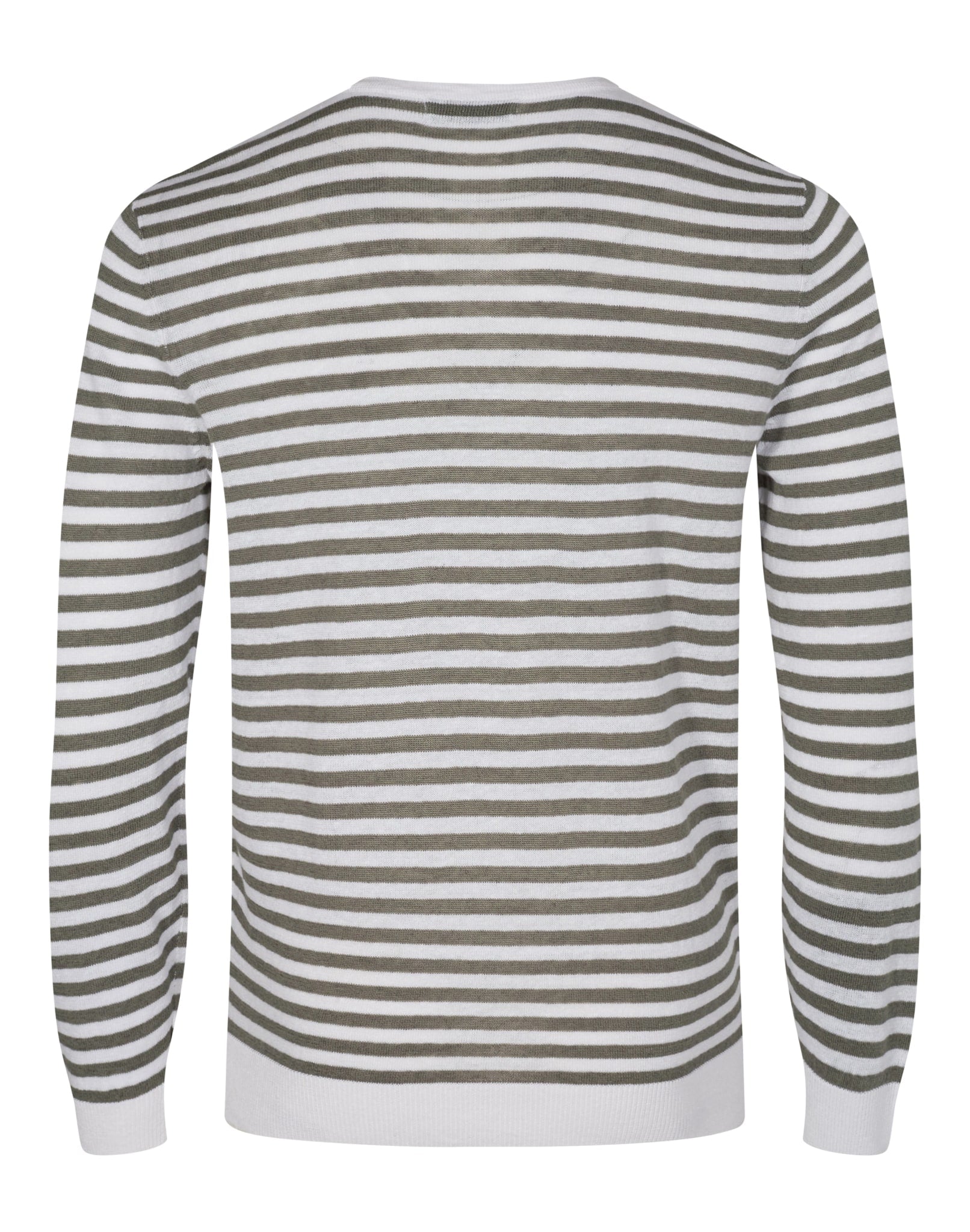 BS Mogensen Regular Fit Strik - Green/White