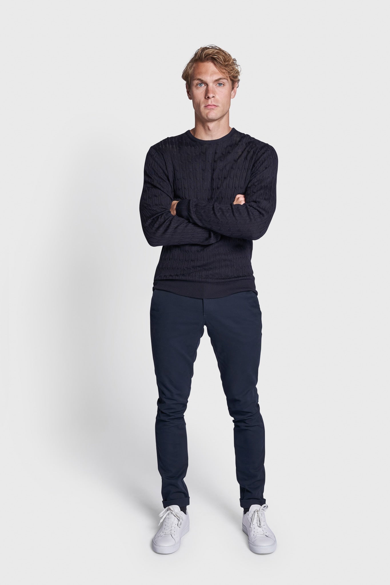 BS Kyrgios Regular Fit Strik - Navy
