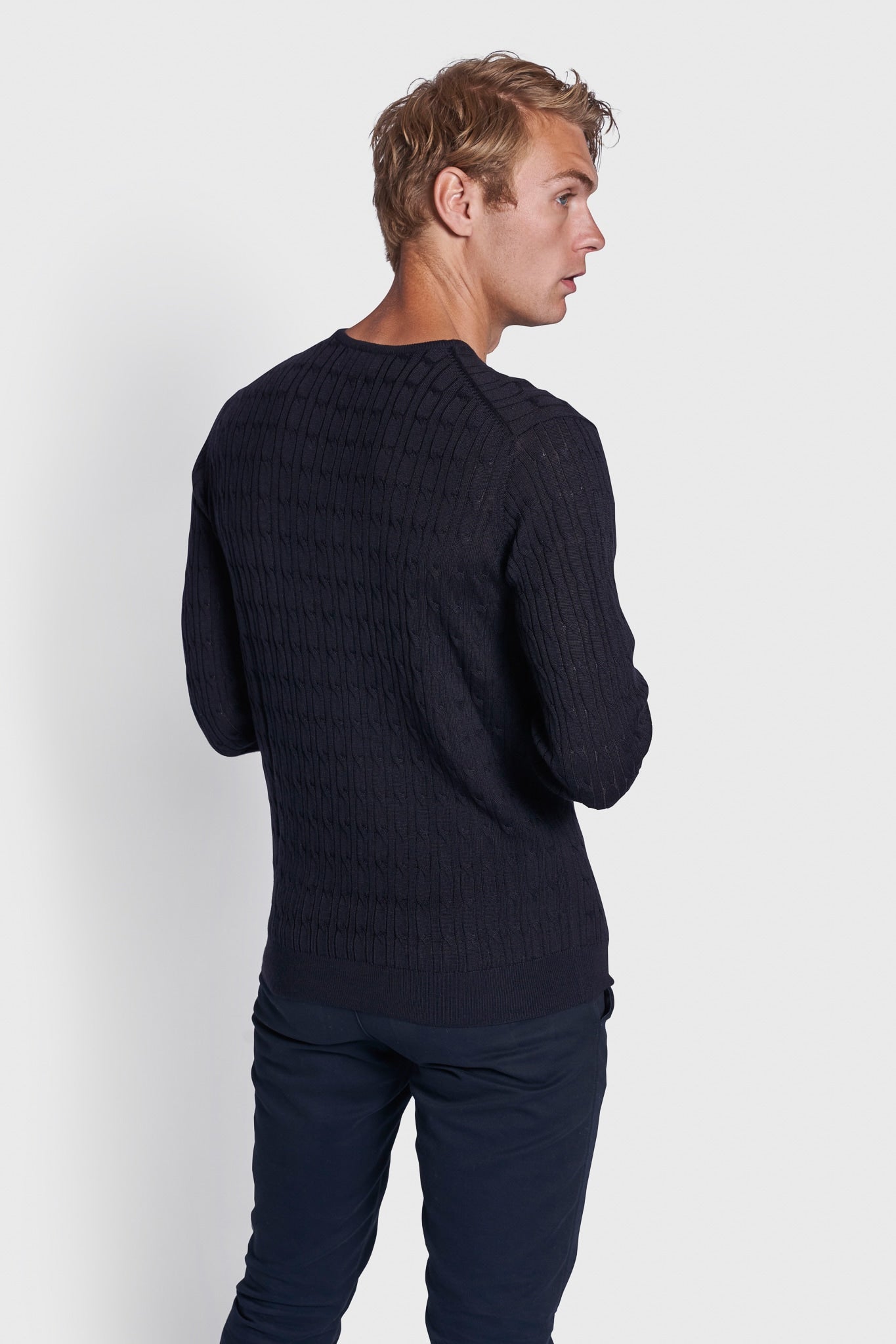 BS Kyrgios Regular Fit Strik - Navy