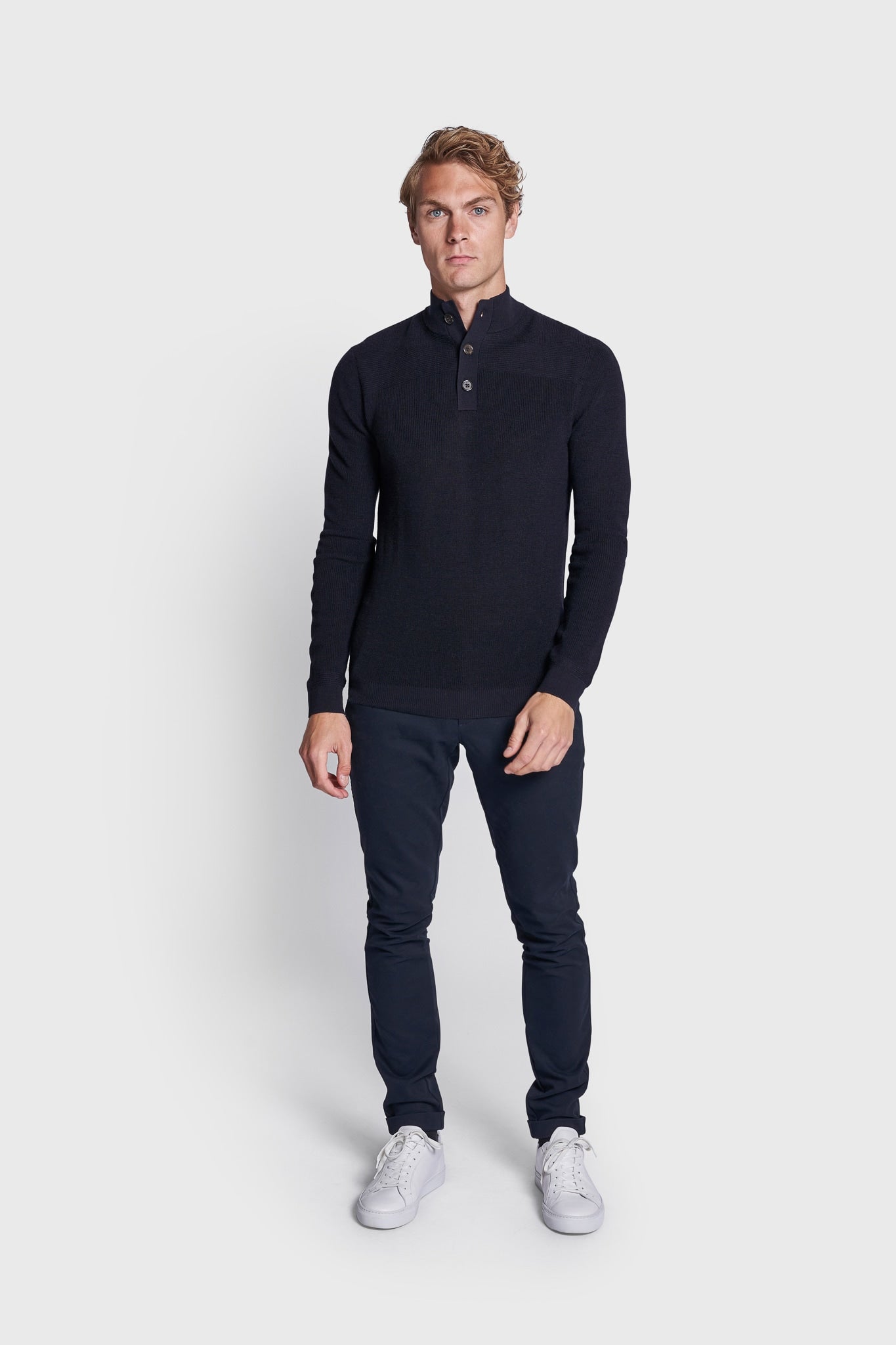 BS Monfils Regular Fit Strik - Navy