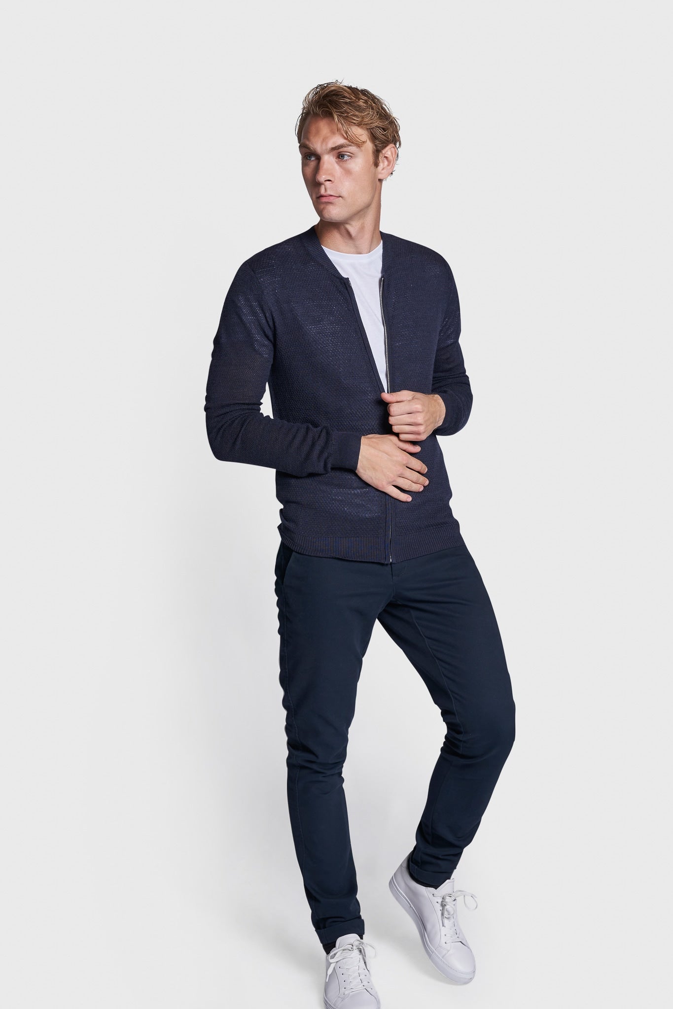 BS Dimitrov Regular Fit Strik - Thunder