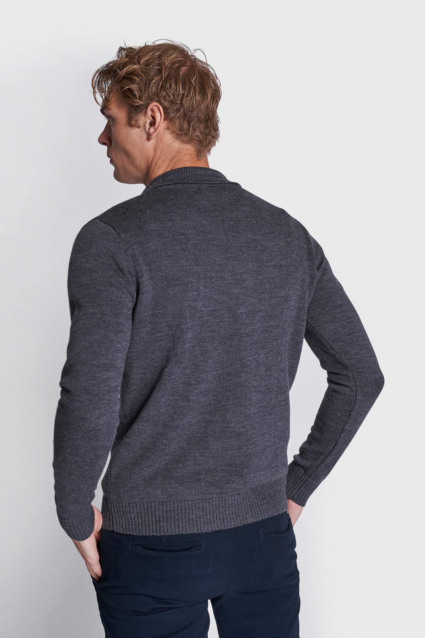 BS Isner Regular Fit Strik - Grey