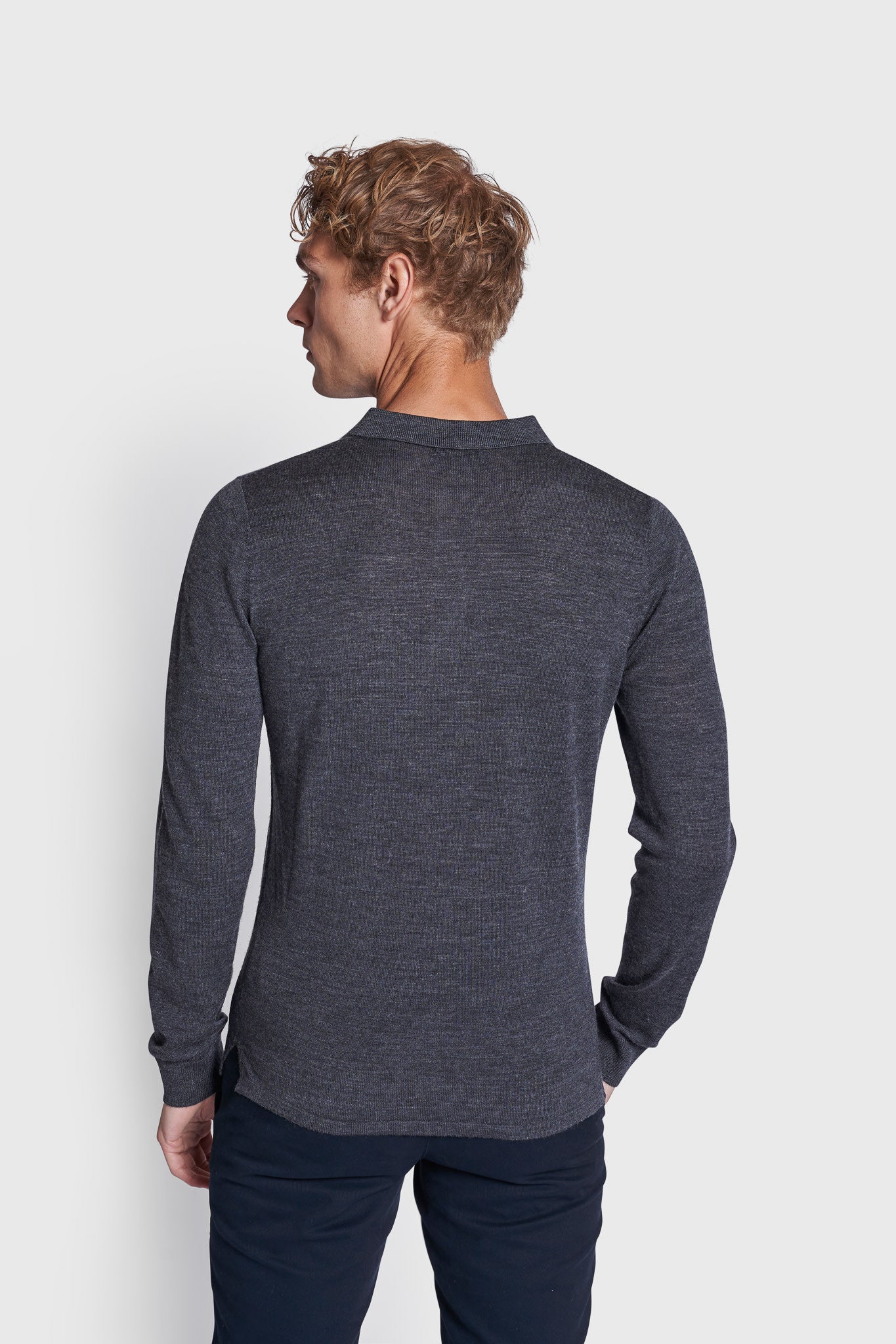 BS Rublev Regular Fit Strik - Grey