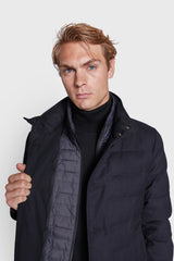 BS Richmond Regular Fit Coat - Navy