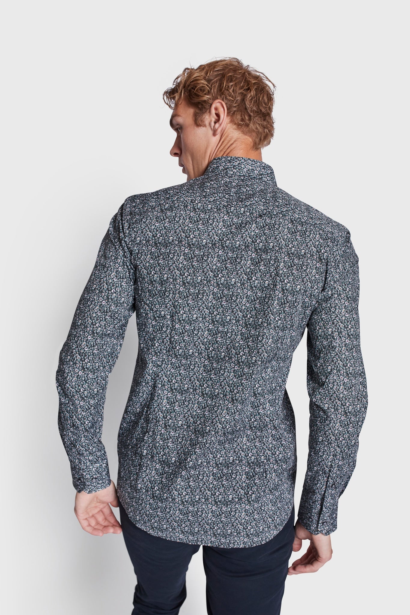 BS Lorenzo Slim Fit Skjorte - Dark Green