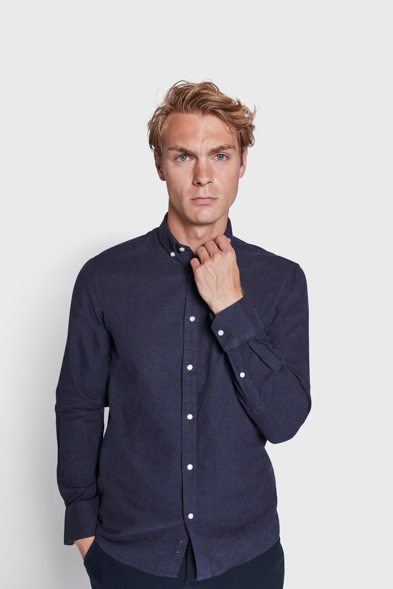 BS Jobe Casual Slim Fit Skjorte - Thunder