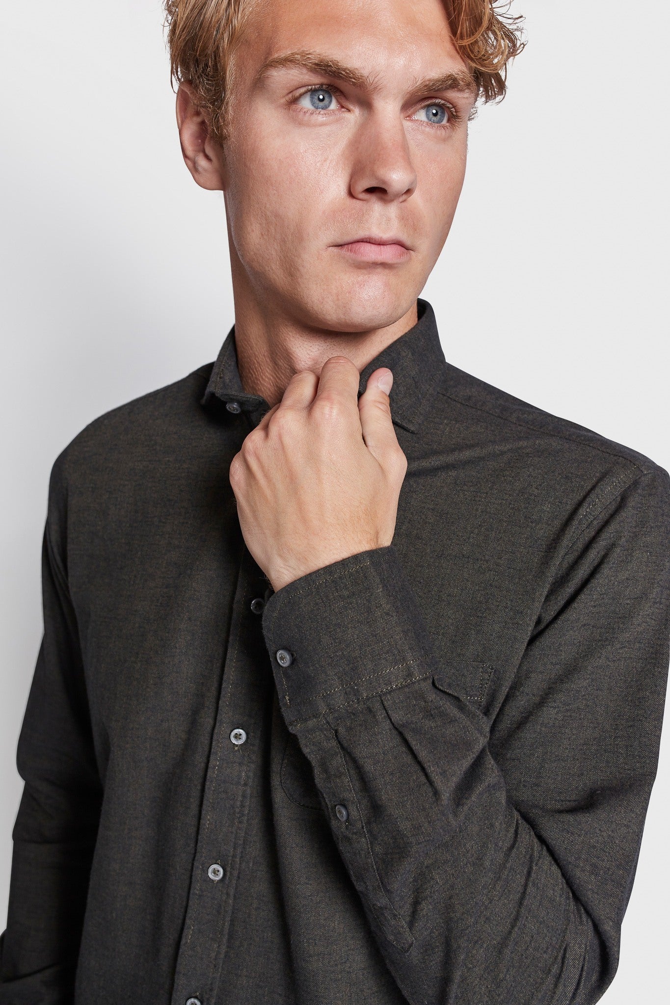 BS Lamin Casual Modern Fit Skjorte - Green