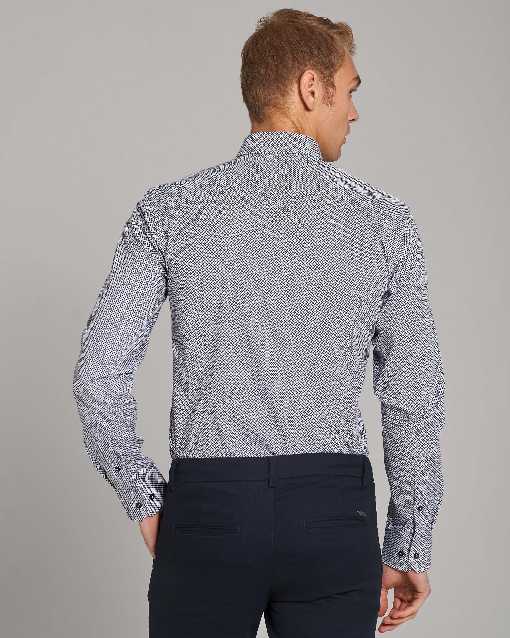 BS Zoff Slim Fit Skjorte - White
