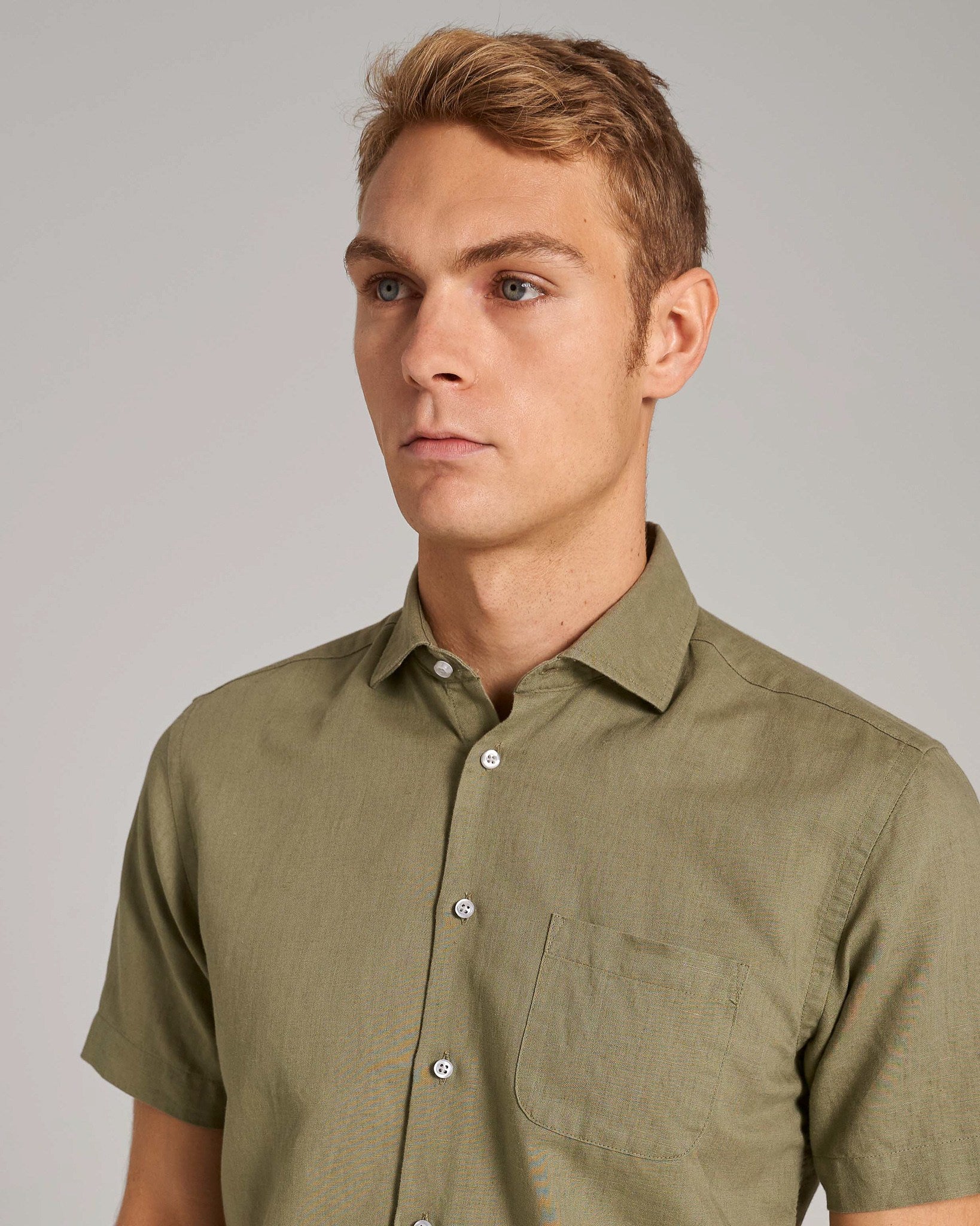 BS Verstappen Casual Slim Fit Skjorte - Army
