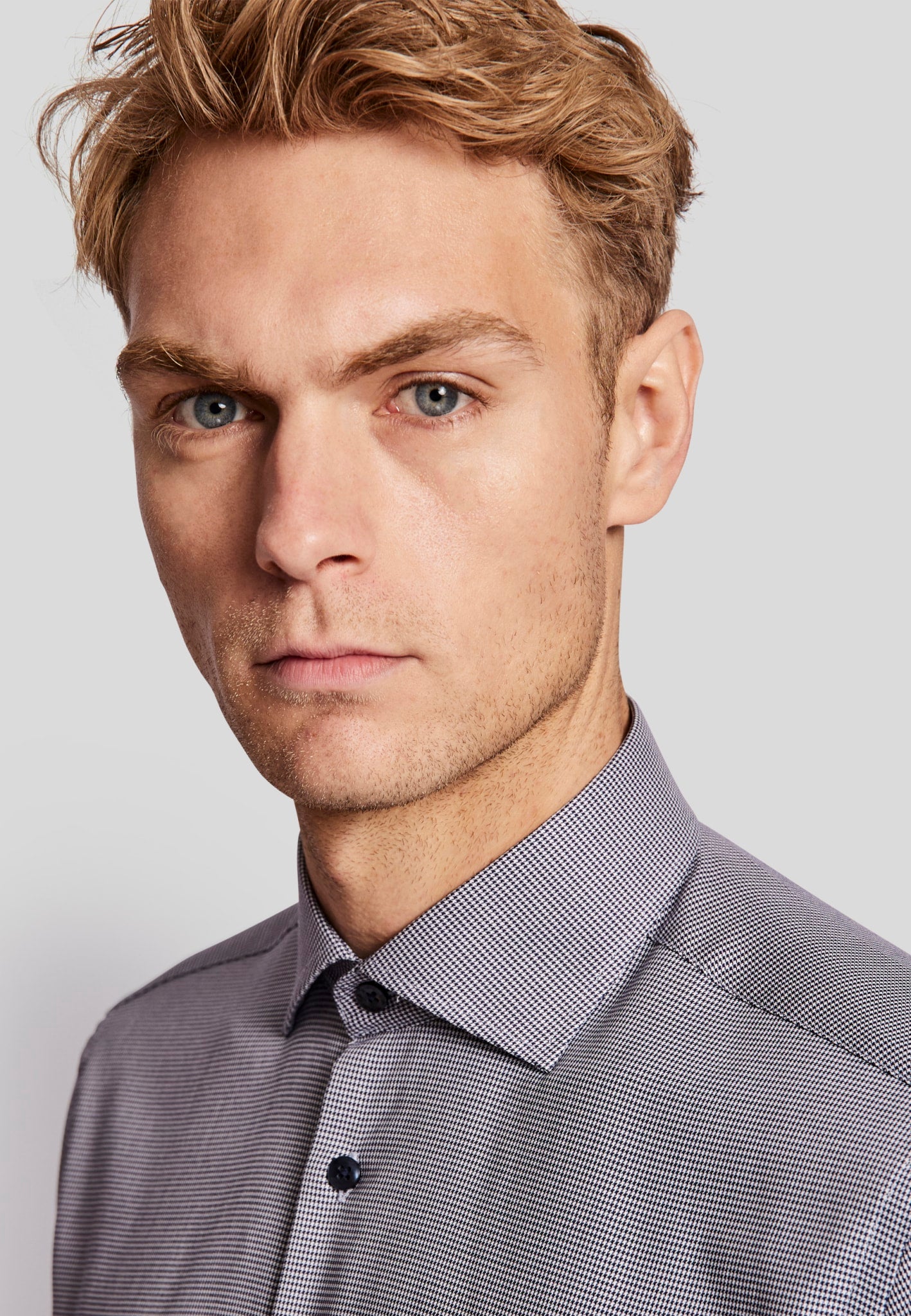 BS Omar slim fit shirt - Dark Blue