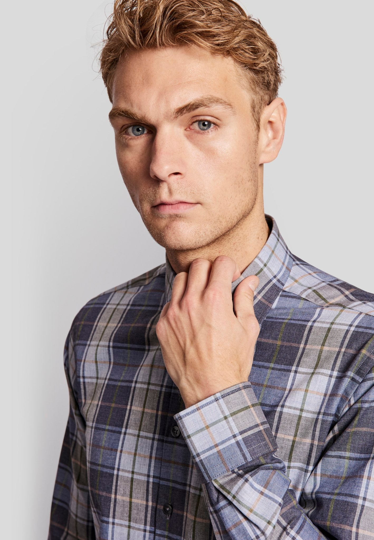 BS Terience slim fit Skjorte - Blue