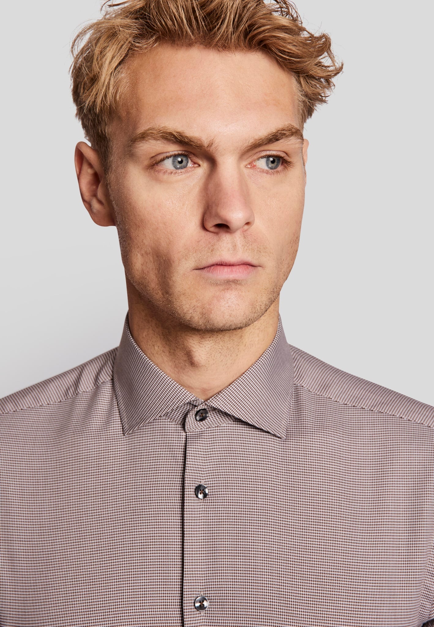 BS Tusk slim fit Skjorte - Brown