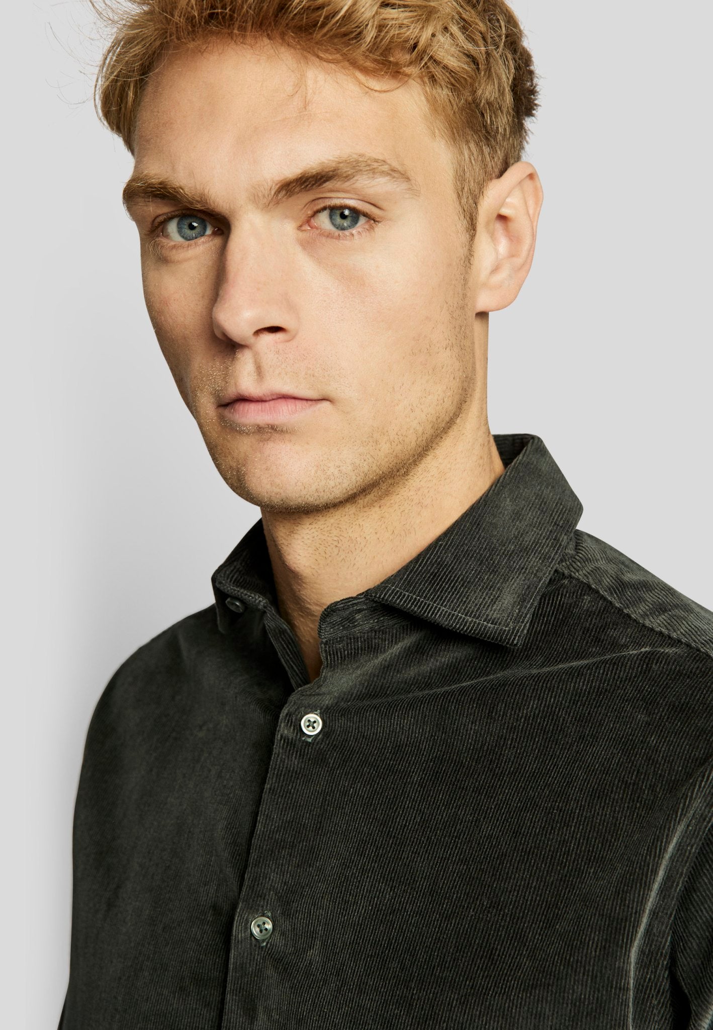 BS Kongsberg casual slim fit Skjorte - Green