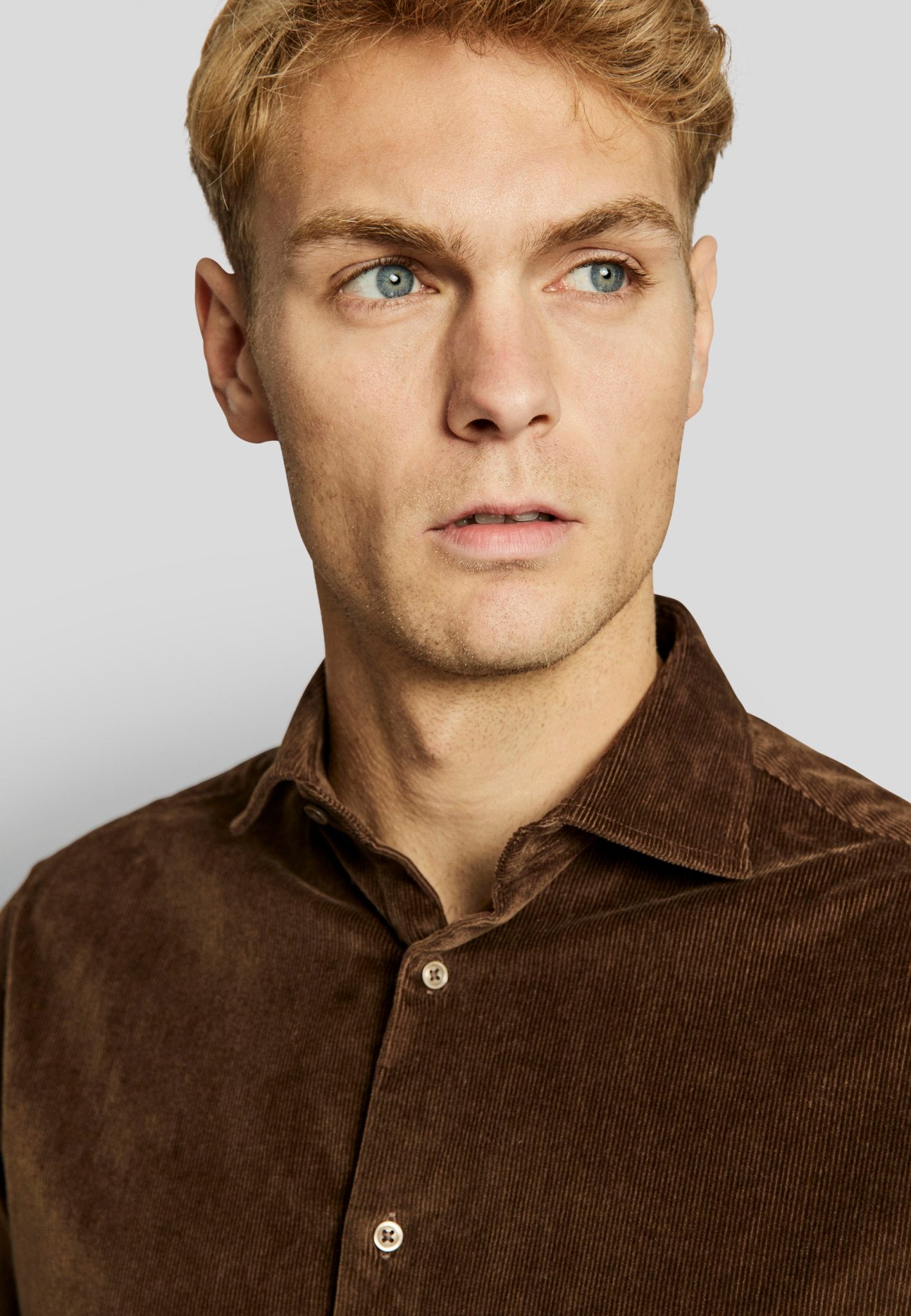 BS Horten casual modern fit Skjorte - Brown