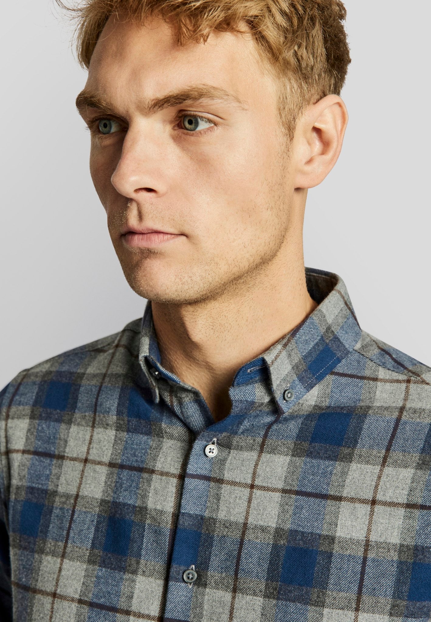 BS Bodoe casual modern fit Skjorte - Blue