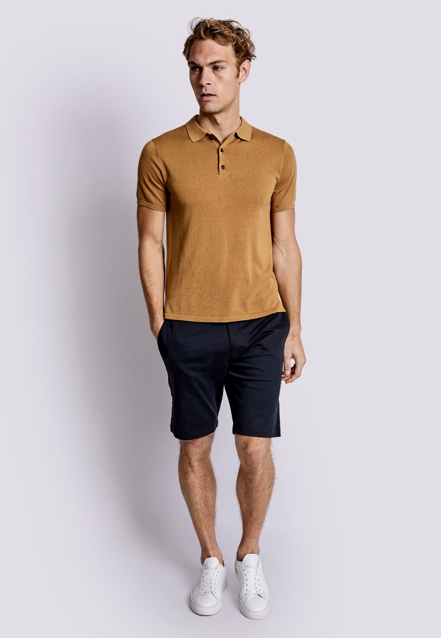BS Ramon Regular Fit Polo Shirt - Tan