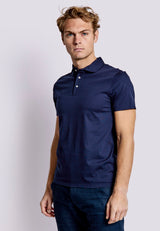 BS Natesan Regular Fit Polo Shirt - Navy