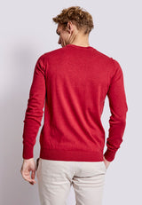 BS Jupiter Regular Fit Knitwear - Dark Red