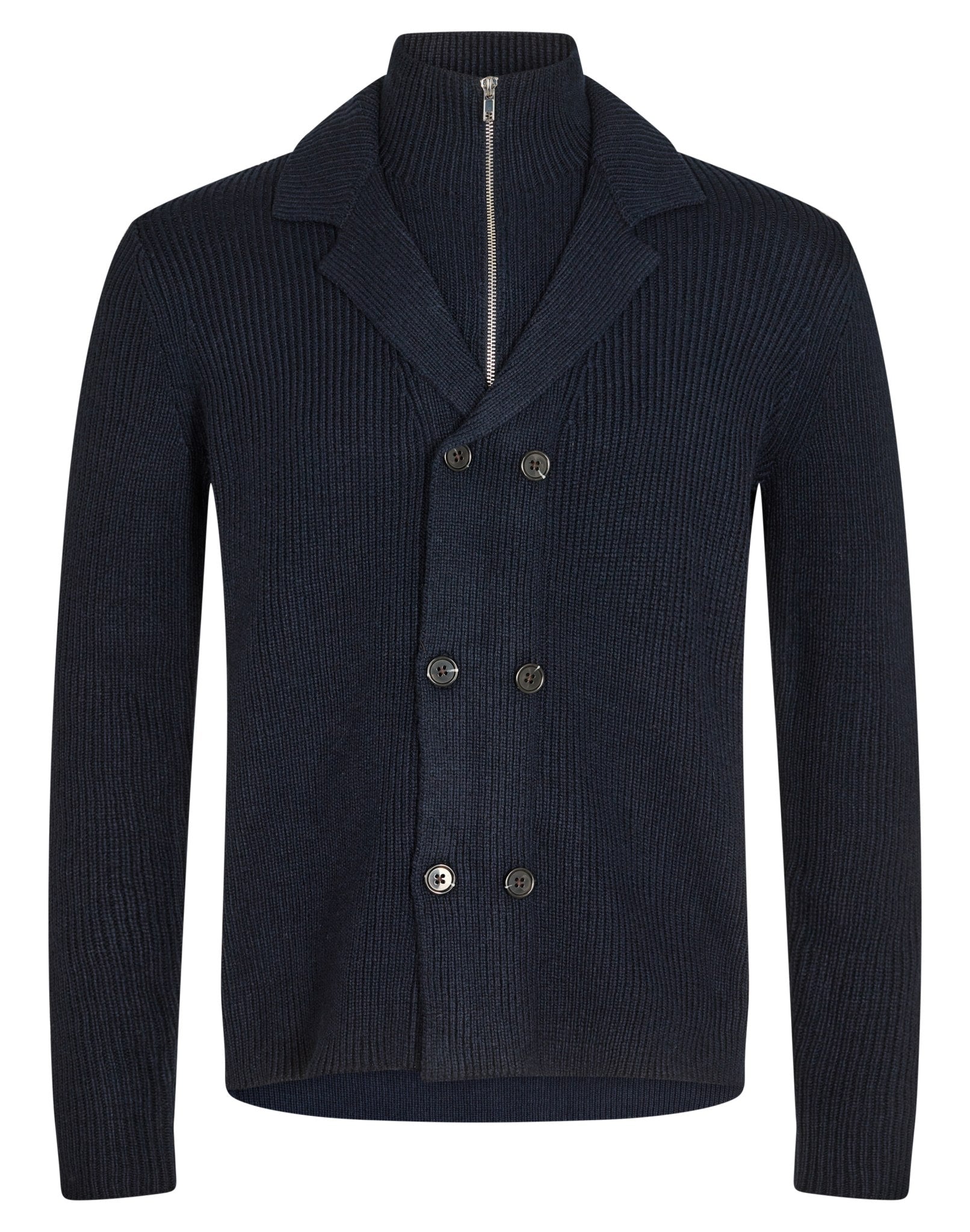 BS Vilhelm Regular Fit Strik - Navy