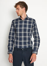 BS Alberto Modern Fit Shirt - Dark Blue