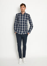 BS Alberto Modern Fit Shirt - Dark Blue