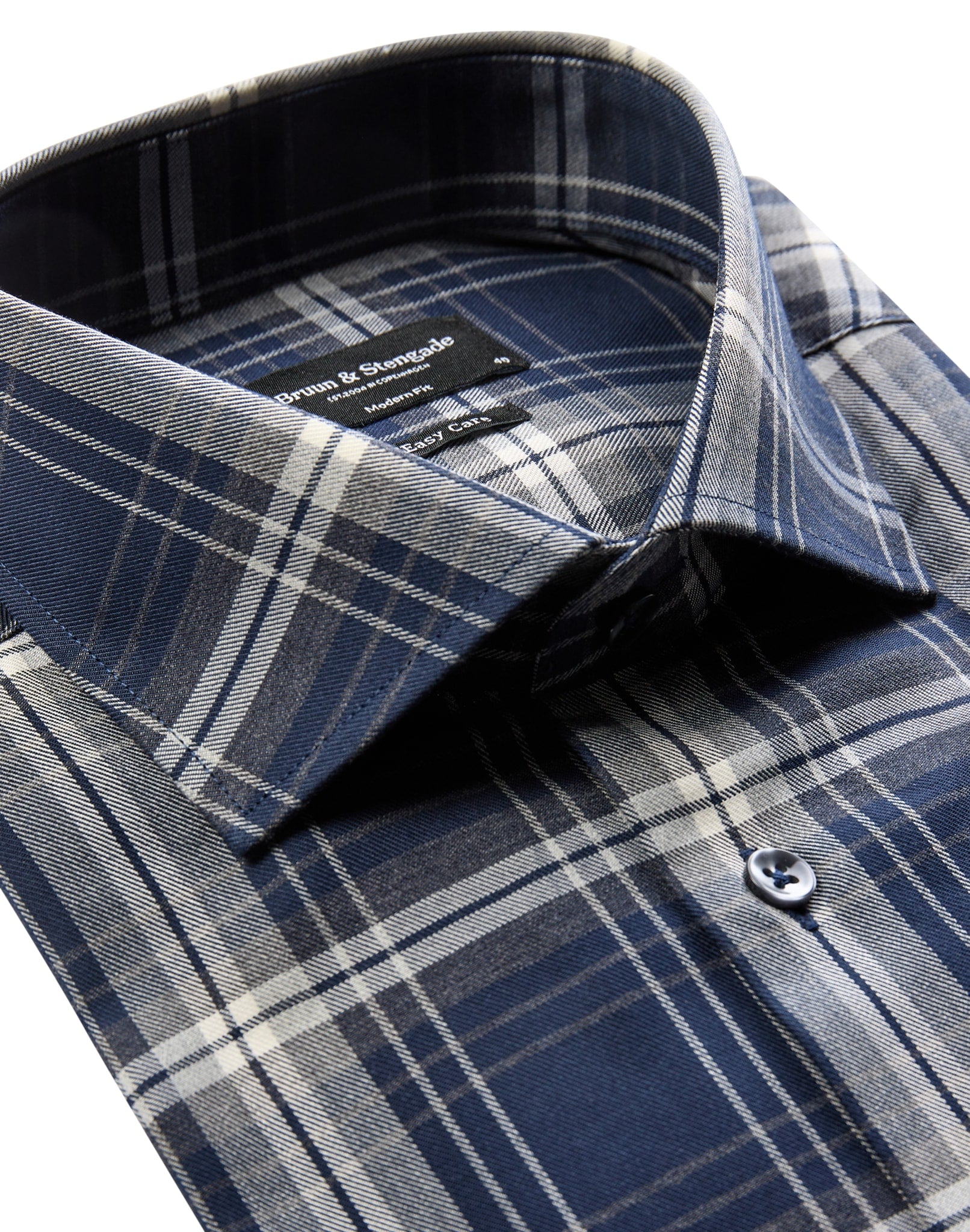 BS Alberto Modern Fit Shirt - Dark Blue