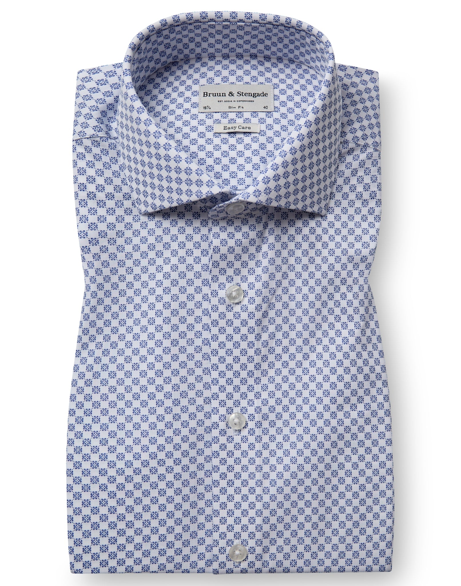 BS Unitas Slim Fit Skjorte - Light Blue